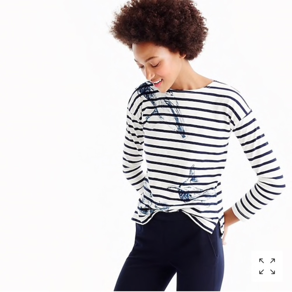 J crew whale tee shirt
